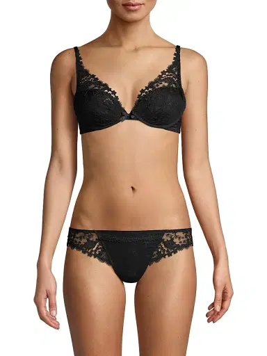 Simone Pérèle Women's Wish Triangle Contour Bra - Black | Thumbnail 3 Simone Pérèle Women's Wish Triangle Contour Bra - Black | Thumbnail 3