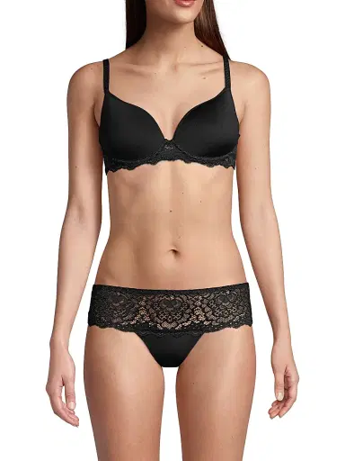 Simone Pérèle Women's Caresse 3D Plunge T-Shirt Bra - Black - Size 32G | Thumbnail 3 Simone Pérèle Women's Caresse 3D Plunge T-Shirt Bra - Black - Size 32G | Thumbnail 3