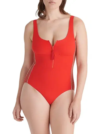 ERES Women's Tribune Tank One-Piece Swimsuit - Ecarlate Ete Indien | Thumbnail 3 ERES Women's Tribune Tank One-Piece Swimsuit - Ecarlate Ete Indien | Thumbnail 3