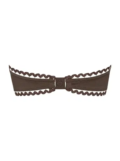 Eres Women's Mix Shirred Bandeau Bikini Top | Thumbnail 3 Eres Women's Mix Shirred Bandeau Bikini Top | Thumbnail 3