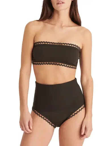 Eres Women's Mix Shirred Bandeau Bikini Top | Thumbnail 4 Eres Women's Mix Shirred Bandeau Bikini Top | Thumbnail 4