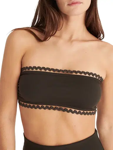 Eres Women's Mix Shirred Bandeau Bikini Top | Thumbnail 6 Eres Women's Mix Shirred Bandeau Bikini Top | Thumbnail 6