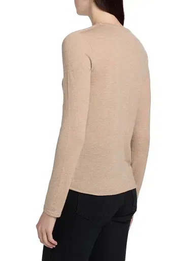 Majestic Filatures Women's Cashmere Crewneck Sweater - Cord Chine | Thumbnail 5 Majestic Filatures Women's Cashmere Crewneck Sweater - Cord Chine | Thumbnail 5