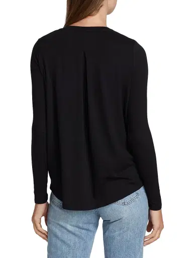 Majestic Filatures Women's Soft Touch Heathered Tee - Noir | Thumbnail 5 Majestic Filatures Women's Soft Touch Heathered Tee - Noir | Thumbnail 5