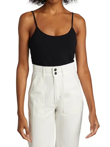 Majestic Filatures Women's Classic Stretch Tank Top - Noir | Thumbnail 3 Majestic Filatures Women's Classic Stretch Tank Top - Noir | Thumbnail 3
