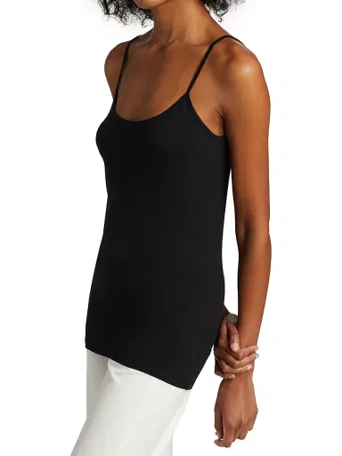 Majestic Filatures Women's Classic Stretch Tank Top - Noir | Thumbnail 4 Majestic Filatures Women's Classic Stretch Tank Top - Noir | Thumbnail 4