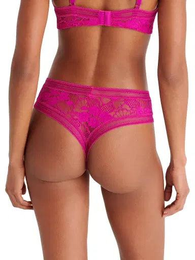 Eres Women's Tisane Lace Tanga Briefs - Rose Petal - Size 8 | Thumbnail 4 Eres Women's Tisane Lace Tanga Briefs - Rose Petal - Size 8 | Thumbnail 4