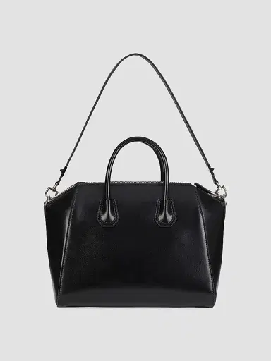 Givenchy Women's Medium Antigona Bag in Box Leather - Black | Thumbnail 4 Givenchy Women's Medium Antigona Bag in Box Leather - Black | Thumbnail 4