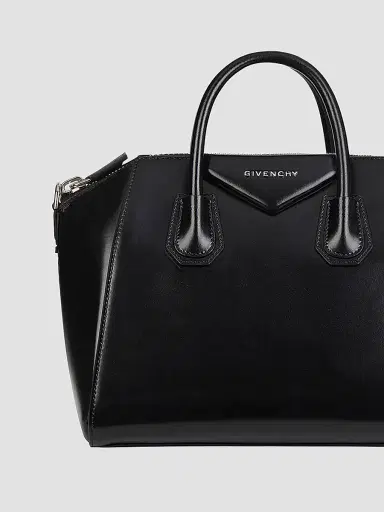Givenchy Women's Medium Antigona Bag in Box Leather - Black | Thumbnail 6 Givenchy Women's Medium Antigona Bag in Box Leather - Black | Thumbnail 6