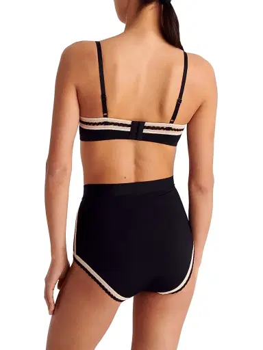 Eres Women's Slalom Jersey Wireless Triangle Bralette - Noir Rose Petal - Size 40C | Thumbnail 4 Eres Women's Slalom Jersey Wireless Triangle Bralette - Noir Rose Petal - Size 40C | Thumbnail 4