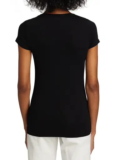 Majestic Filatures Women's Soft Touch Crewneck T-Shirt - Noir | Thumbnail 5 Majestic Filatures Women's Soft Touch Crewneck T-Shirt - Noir | Thumbnail 5