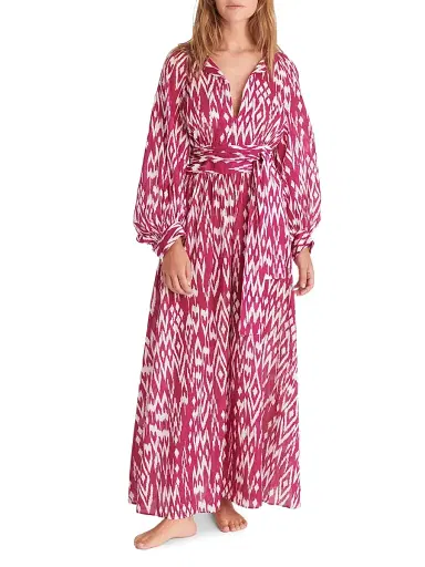 ERES Women's Tornado Maxi Dress - Imprime Wind Sunset | Thumbnail 3 ERES Women's Tornado Maxi Dress - Imprime Wind Sunset | Thumbnail 3
