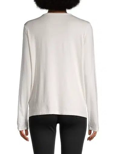 Majestic Filatures Women's Soft Touch Long Sleeve Tee - Cream | Thumbnail 5 Majestic Filatures Women's Soft Touch Long Sleeve Tee - Cream | Thumbnail 5