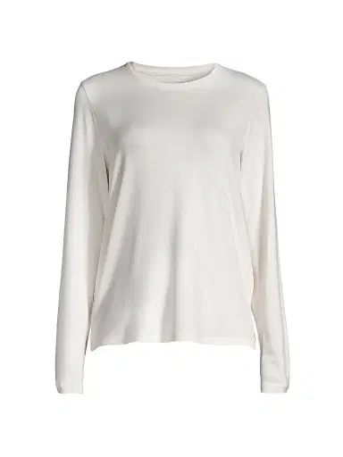 Majestic Filatures Women's Soft Touch Long Sleeve Tee - Cream | Thumbnail 1 Majestic Filatures Women's Soft Touch Long Sleeve Tee - Cream | Thumbnail 1