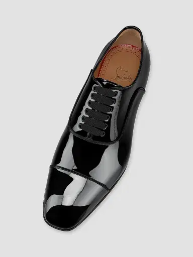 Christian Louboutin Men's Greggo Oxford Shoes - Black - Size 15 | Thumbnail 4 Christian Louboutin Men's Greggo Oxford Shoes - Black - Size 15 | Thumbnail 4