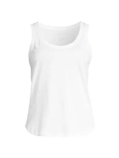 Majestic Filatures Women's Cotton-Blend Tank - White | Thumbnail 1 Majestic Filatures Women's Cotton-Blend Tank - White | Thumbnail 1