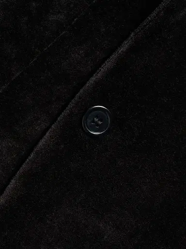 Majestic Filatures Women's Velour One-Button Blazer - Noir | Thumbnail 7 Majestic Filatures Women's Velour One-Button Blazer - Noir | Thumbnail 7