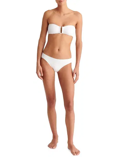 ERES Women's Scarlett Hipster Bikini Bottom - White | Thumbnail 2 ERES Women's Scarlett Hipster Bikini Bottom - White | Thumbnail 2