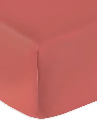 Anne de Solène Vexin Cotton Sheet & Pillowcase Collection - Terracotta King | Thumbnail 2 Anne de Solène Vexin Cotton Sheet & Pillowcase Collection - Terracotta King | Thumbnail 2