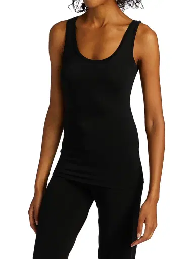 Majestic Filatures Women's Soft Touch Scoop-Neck Tank - Noir | Thumbnail 4 Majestic Filatures Women's Soft Touch Scoop-Neck Tank - Noir | Thumbnail 4