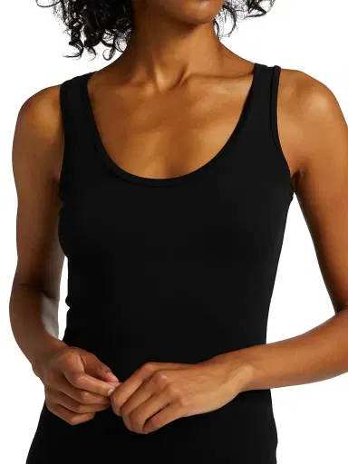 Majestic Filatures Women's Soft Touch Scoop-Neck Tank - Noir | Thumbnail 6 Majestic Filatures Women's Soft Touch Scoop-Neck Tank - Noir | Thumbnail 6
