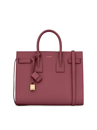Saint Laurent Women's Carryall Sac De Jour Leather Satchel - Rouge Merlot | Thumbnail 1 Saint Laurent Women's Carryall Sac De Jour Leather Satchel - Rouge Merlot | Thumbnail 1