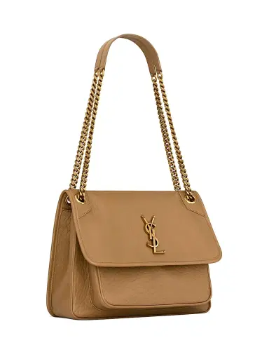 Saint Laurent Women's Niki Shoulder Bag in Grained Lambskin - Blanc Vintage | Thumbnail 11 Saint Laurent Women's Niki Shoulder Bag in Grained Lambskin - Blanc Vintage | Thumbnail 11