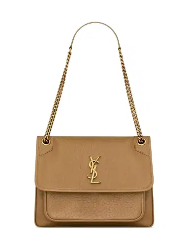 Saint Laurent Women's Niki Shoulder Bag in Grained Lambskin - Blanc Vintage | Thumbnail 6 Saint Laurent Women's Niki Shoulder Bag in Grained Lambskin - Blanc Vintage | Thumbnail 6