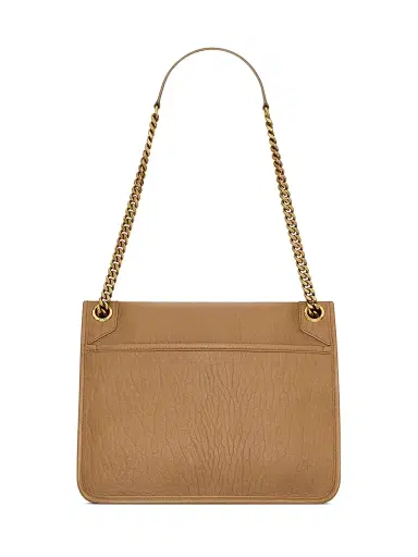Saint Laurent Women's Niki Shoulder Bag in Grained Lambskin - Blanc Vintage | Thumbnail 9 Saint Laurent Women's Niki Shoulder Bag in Grained Lambskin - Blanc Vintage | Thumbnail 9