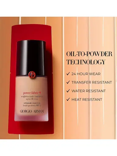 Armani Beauty Women's Power Fabric+ Foundation SPF 25 | Thumbnail 8 Armani Beauty Women's Power Fabric+ Foundation SPF 25 | Thumbnail 8