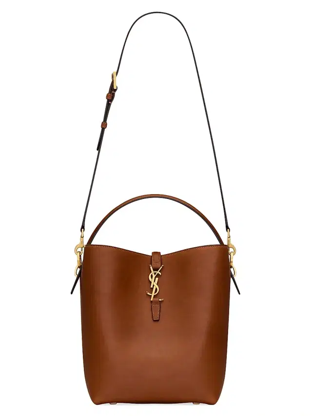 Women's Le 37 Bucket Bag In Vegetable-Tanned Leather - Brick Women's Le 37 Bucket Bag In Vegetable-Tanned Leather - Brick