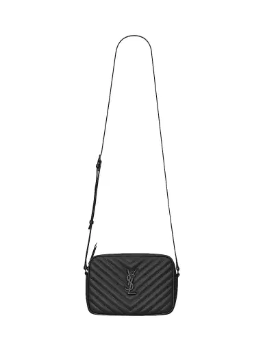 Saint Laurent Women's Lou Camera Shoulder Bag in Quilted Leather - Black | Thumbnail 1 Saint Laurent Women's Lou Camera Shoulder Bag in Quilted Leather - Black | Thumbnail 1