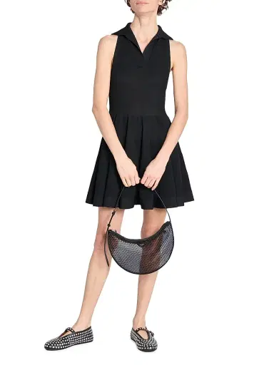 ALAIA Women's One Piece Demi Shoulder Bag - Noir | Thumbnail 3 ALAIA Women's One Piece Demi Shoulder Bag - Noir | Thumbnail 3