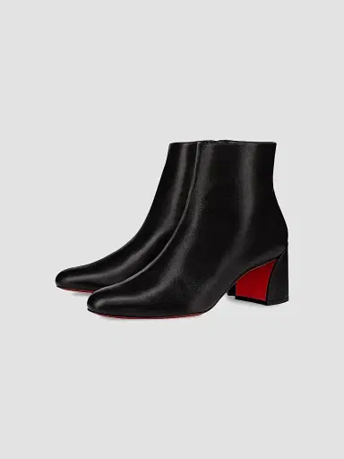 Christian Louboutin Women's Turela 55MM Leather Booties - Black | Thumbnail 2 Christian Louboutin Women's Turela 55MM Leather Booties - Black | Thumbnail 2