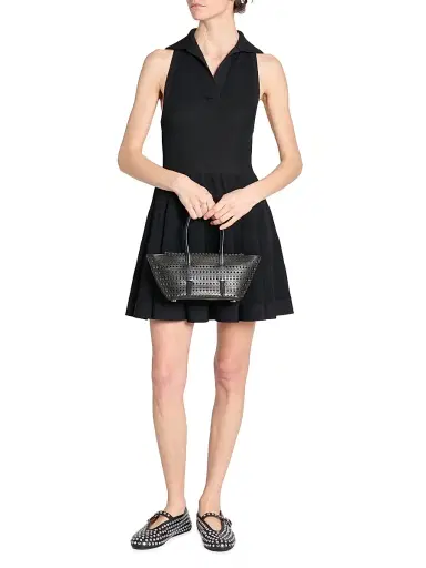 Alaïa Women's New Mina 20 Leather Bag - Noir | Thumbnail 2 Alaïa Women's New Mina 20 Leather Bag - Noir | Thumbnail 2