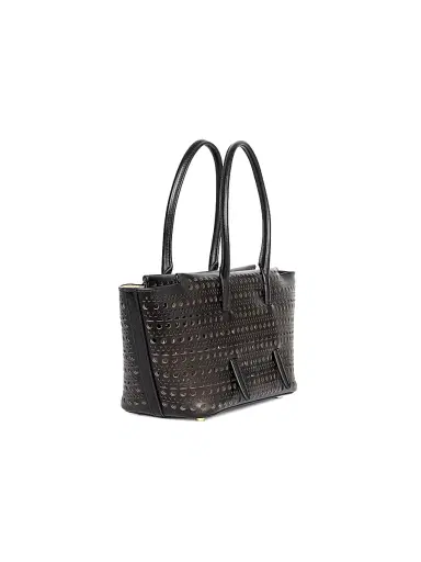 Alaïa Women's New Mina 20 Leather Bag - Noir | Thumbnail 4 Alaïa Women's New Mina 20 Leather Bag - Noir | Thumbnail 4