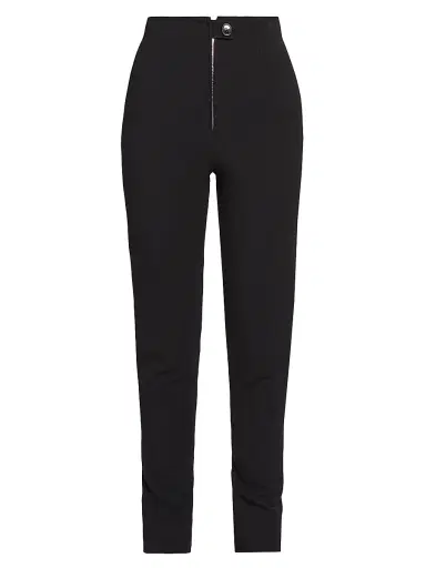 ALAIA Women's Straight-Leg Wool-Blend Pants - Black | Thumbnail 1 ALAIA Women's Straight-Leg Wool-Blend Pants - Black | Thumbnail 1