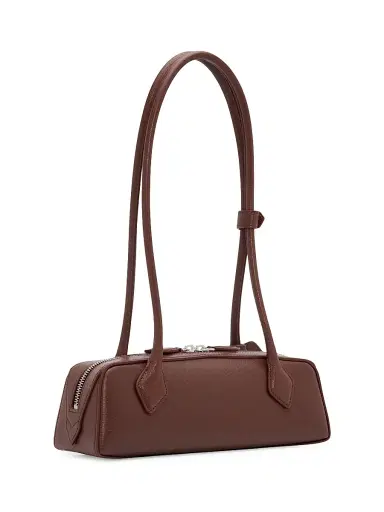 Alaïa Women's Le Teckel Leather Shoulder Bag - Brun | Thumbnail 2 Alaïa Women's Le Teckel Leather Shoulder Bag - Brun | Thumbnail 2