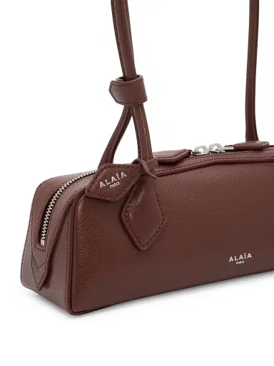 Alaïa Women's Le Teckel Leather Shoulder Bag - Brun | Thumbnail 5 Alaïa Women's Le Teckel Leather Shoulder Bag - Brun | Thumbnail 5