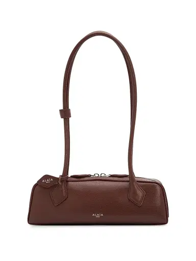 Alaïa Women's Le Teckel Leather Shoulder Bag - Brun | Thumbnail 1 Alaïa Women's Le Teckel Leather Shoulder Bag - Brun | Thumbnail 1