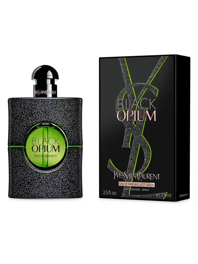 Women's Black Opium Ellicit Green Eau de Parfum 2.5 oz Women's Black Opium Ellicit Green Eau de Parfum 2.5 oz