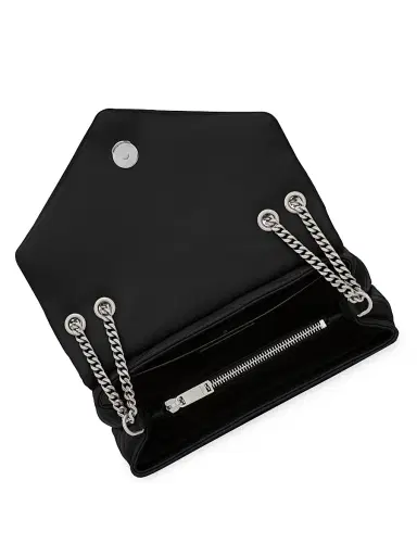 Saint Laurent Women's Loulou Shoulder Bag in Quilted Leather - Black | Thumbnail 5 Saint Laurent Women's Loulou Shoulder Bag in Quilted Leather - Black | Thumbnail 5