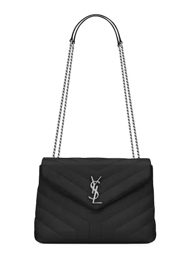 Saint Laurent Women's Loulou Shoulder Bag in Quilted Leather - Black | Thumbnail 1 Saint Laurent Women's Loulou Shoulder Bag in Quilted Leather - Black | Thumbnail 1