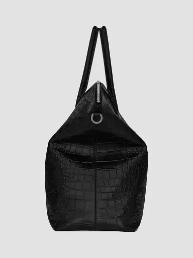 Saint Laurent Women's Giant Bowling Bag in Crocodile-Embossed Leather | Thumbnail 2 Saint Laurent Women's Giant Bowling Bag in Crocodile-Embossed Leather | Thumbnail 2