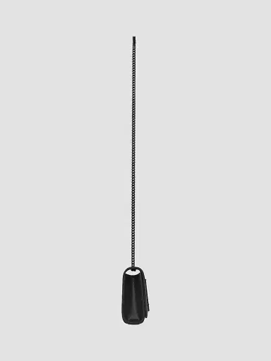 Saint Laurent Women's Kate Shoulder Bag in Grain De Poudre Embossed Leather - Black | Thumbnail 4 Saint Laurent Women's Kate Shoulder Bag in Grain De Poudre Embossed Leather - Black | Thumbnail 4