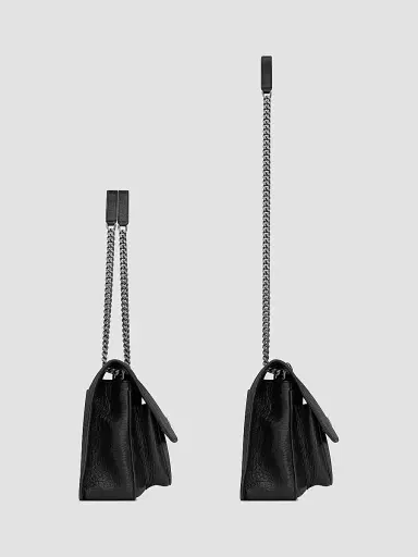 Saint Laurent Women's Niki in Grained Lambskin - Black | Thumbnail 4 Saint Laurent Women's Niki in Grained Lambskin - Black | Thumbnail 4