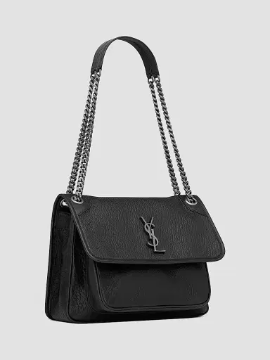 Saint Laurent Women's Niki in Grained Lambskin - Black | Thumbnail 6 Saint Laurent Women's Niki in Grained Lambskin - Black | Thumbnail 6