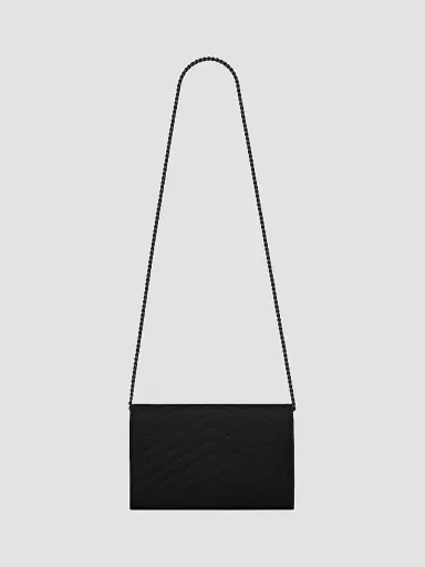 Saint Laurent Women's Cassandre Matelassé Wallet-On-Chain - Black | Thumbnail 3 Saint Laurent Women's Cassandre Matelassé Wallet-On-Chain - Black | Thumbnail 3