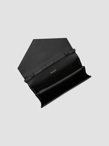 Saint Laurent Women's Cassandre Matelassé Wallet-On-Chain - Black | Thumbnail 5 Saint Laurent Women's Cassandre Matelassé Wallet-On-Chain - Black | Thumbnail 5