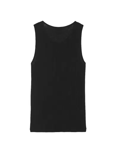 Saint Laurent Men's Cassandre Tank Top - Black - Size XS | Thumbnail 2 Saint Laurent Men's Cassandre Tank Top - Black - Size XS | Thumbnail 2